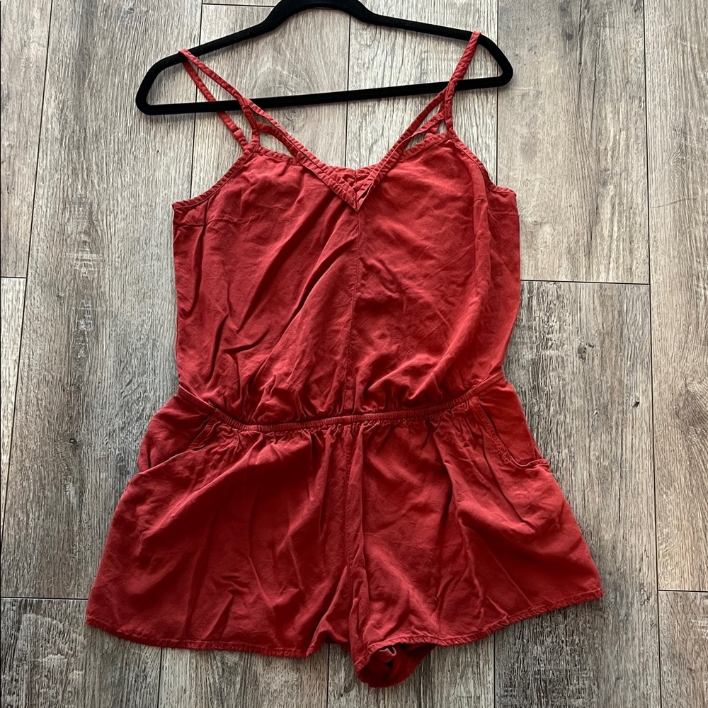 Express Red Jumpsuit